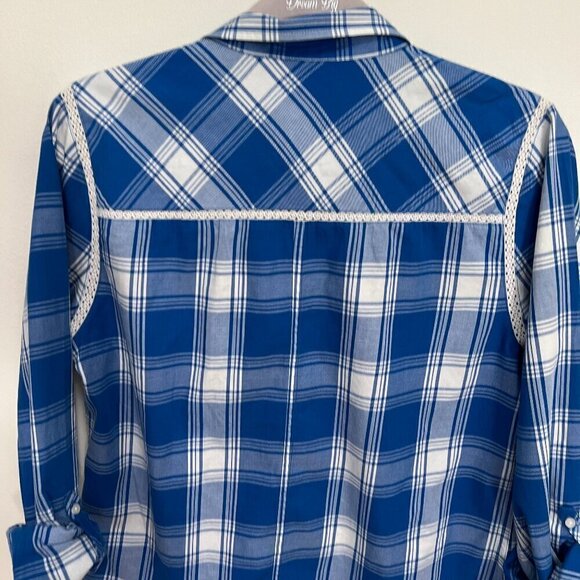 Abercrombie & Fitch Plaid Long Sleeve Shirt Size M NWT - Picture 9 of 9